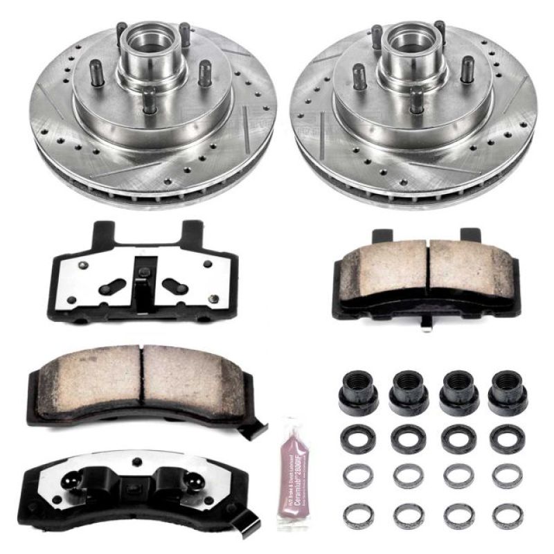 Power Stop 98-00 Chevrolet Tahoe Front Z36 Truck & Tow Brake Kit PowerStop
