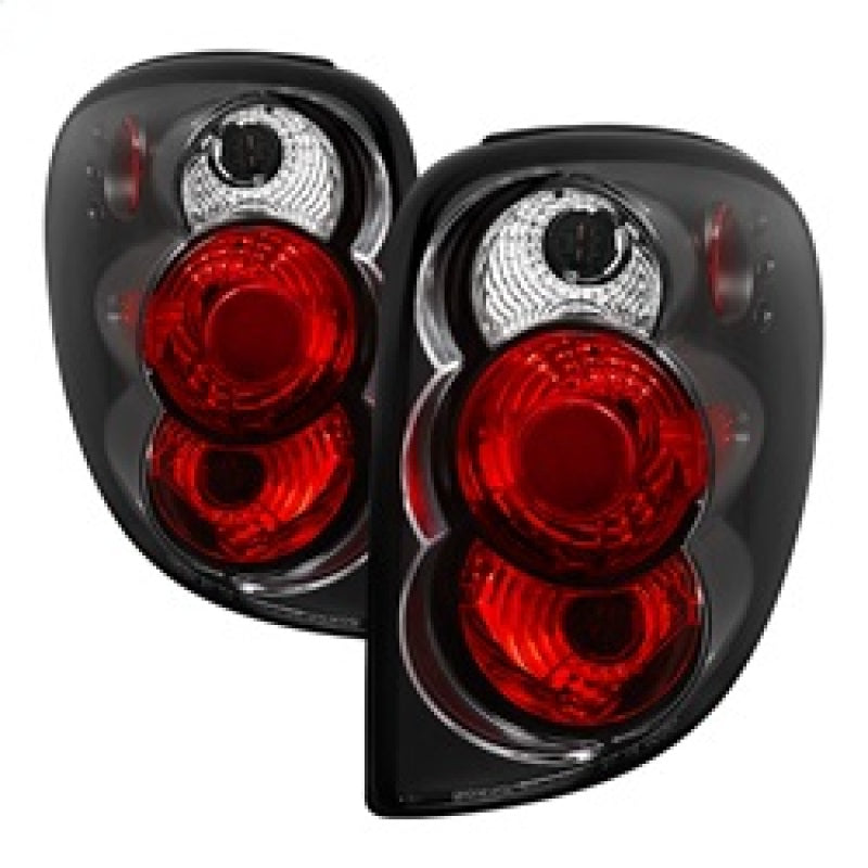 Spyder Dodge Caravan/Grand Caravan 01-07 Euro Style Tail Lights Black ALT-YD-DC01-BK