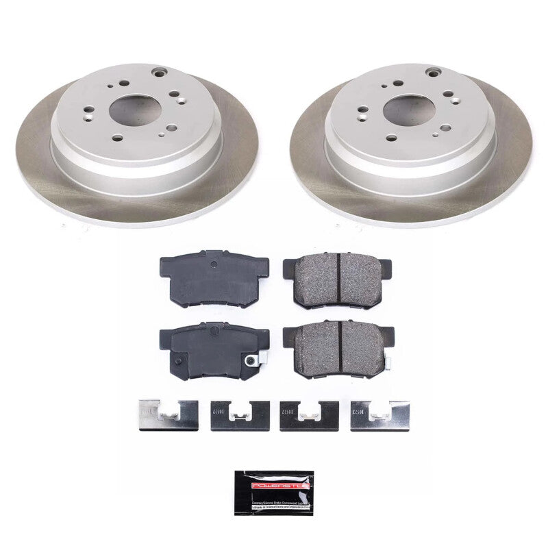 Power Stop 07-12 Acura RDX Rear Semi-Coated Rotor Kit