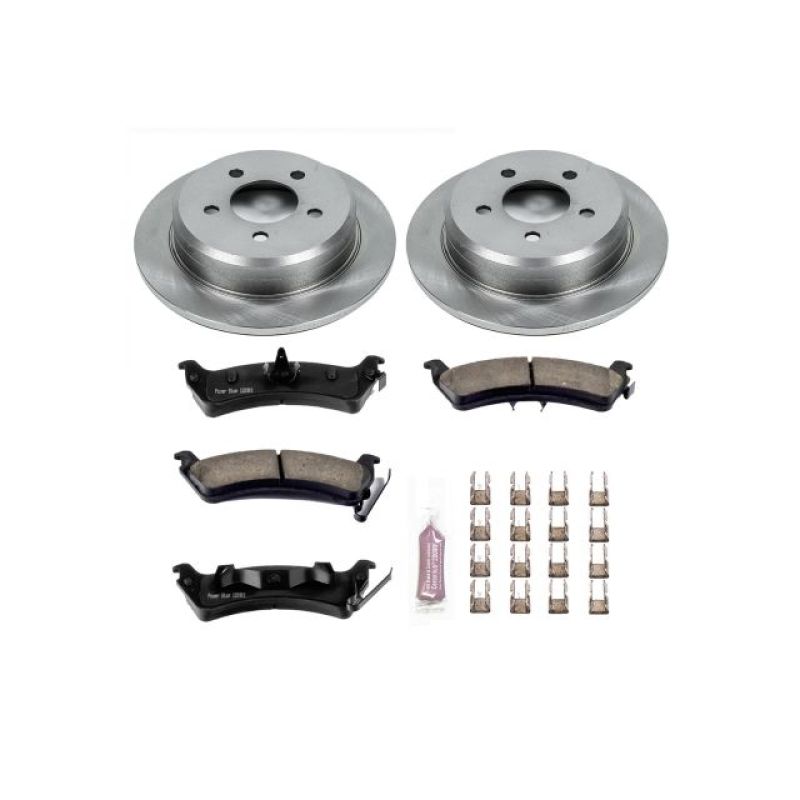 Power Stop 93-98 Jeep Grand Cherokee Rear Autospecialty Brake Kit PowerStop