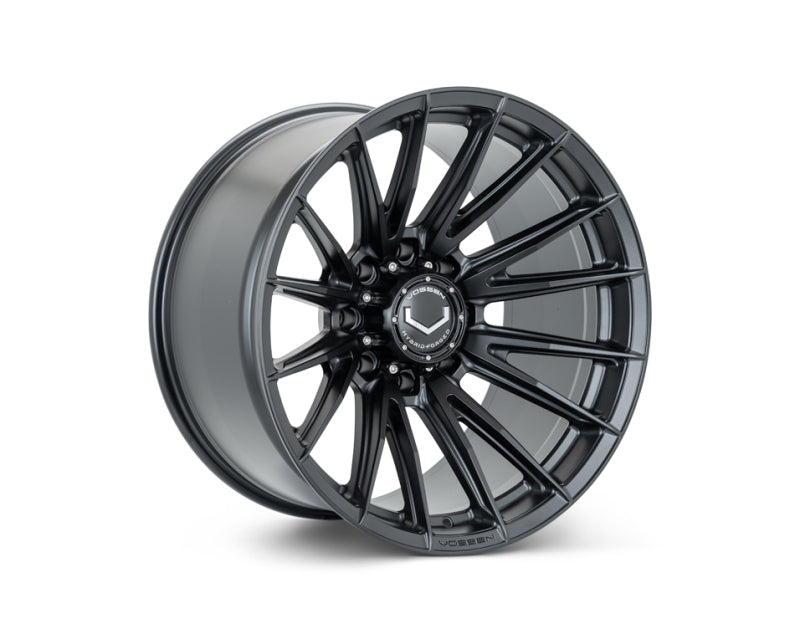 Vossen HFX-2 20x10 - 8x180 - ET18 - Super Deep Face - 124.3 - Satin Black Wheel