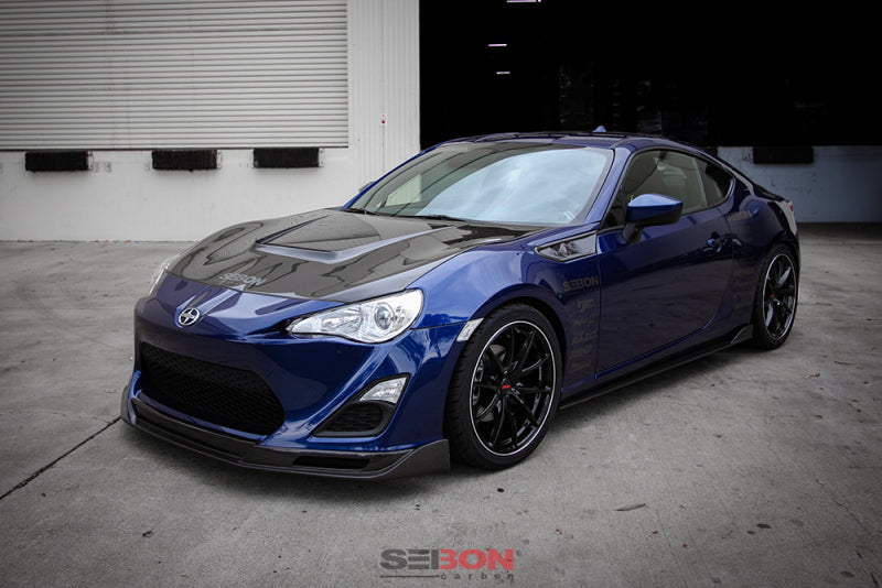 Seibon HD1213SCNFRS-VS VS-Style Carbon Fiber Hood for 2013–2020 Scion FR-S / Toyota 86 / Subaru BRZ