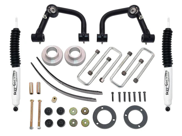 Tuff Country 3" Lift Kit w/Uni-Ball Control Arms & SX8000 Shocks – 2005–2023 Toyota Tacoma 4WD & PreRunner (Excludes TRD Pro) (53910KN)