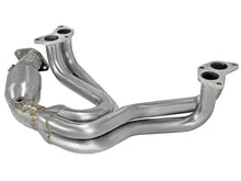 Load image into Gallery viewer, aFe 12-17 Toyota 86 / FRS / BRZ Twisted Steel 304 Stainless Steel Long Tube Header w/ Cat aFe