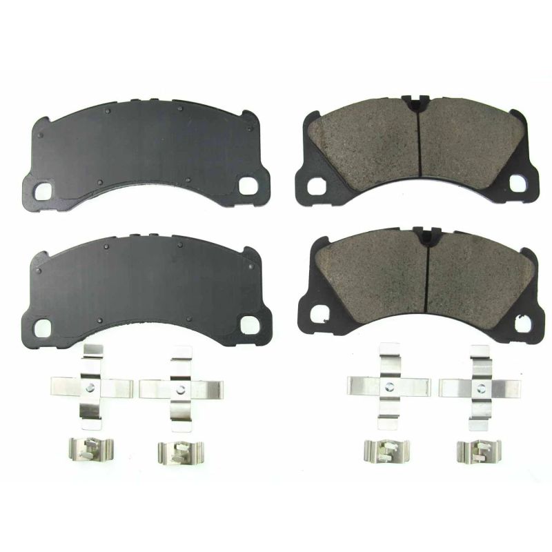 Power Stop 13-17 Porsche Cayenne Front Z17 Evolution Ceramic Brake Pads w/Hardware PowerStop