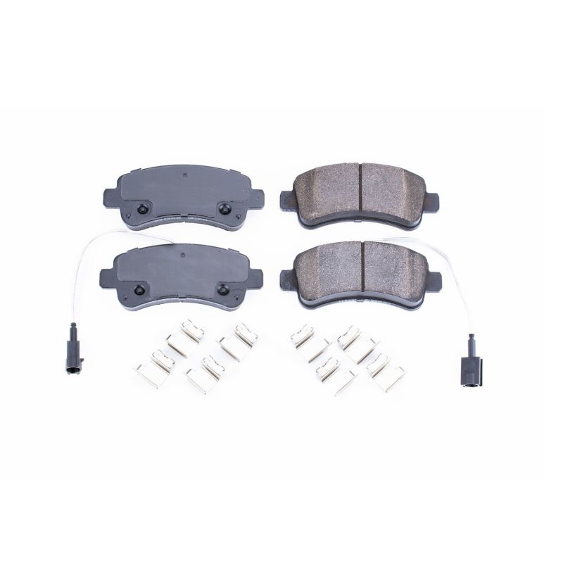 Power Stop 2014 Ram ProMaster 1500 Rear Z17 Evolution Ceramic Brake Pads w/Hardware PowerStop