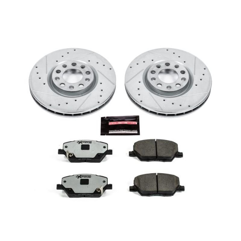 Power Stop 16-18 Fiat 500X Front Z36 Truck & Tow Brake Kit PowerStop