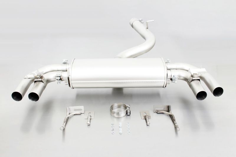 Remus 2013 Audi S3 Quattro 3 Door Axle Back Exhaust (Tail Pipes Req) Remus