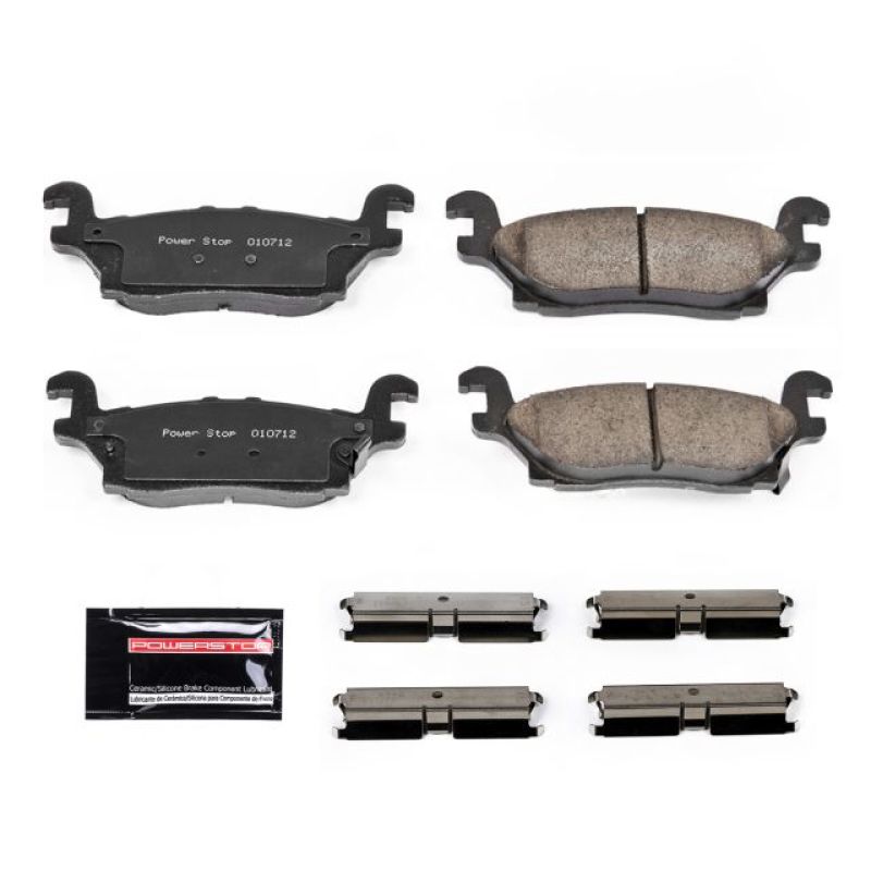 Power Stop 06-10 Hummer H3 Rear Z23 Evolution Sport Brake Pads w/Hardware PowerStop