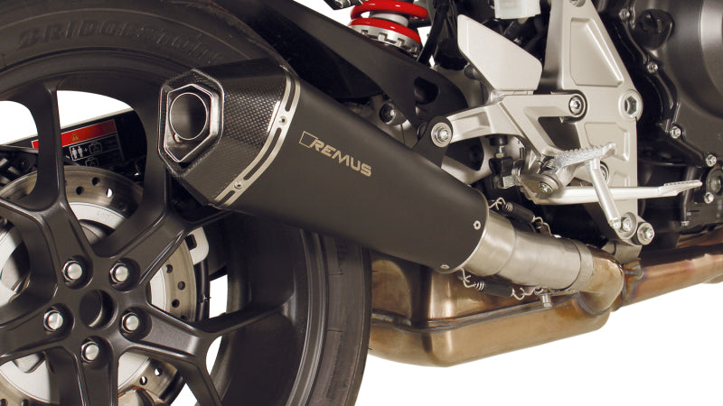Remus 2018 Honda CB 1000 R SC80 107 kW (Euro 4) Hypercone Black Slip On w/Sound Insert Remus
