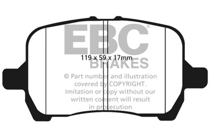 EBC BlueStuff Front Brake Pads - DP51763NDX EBC