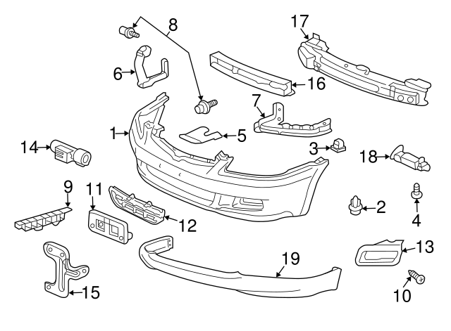 OEM Honda 2006-2007 Accord/ hybrid License Plate Bracket (71145-SDA-A10) X1