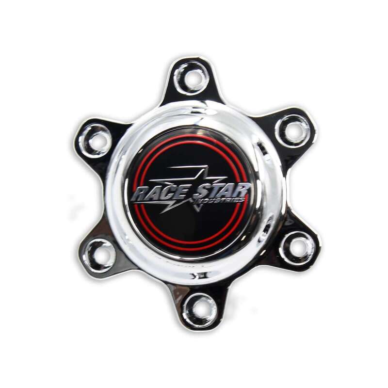 Race Star 93 Truck Star Chrome Plastic Cap w/ Medallion & Screws 619-6000-1