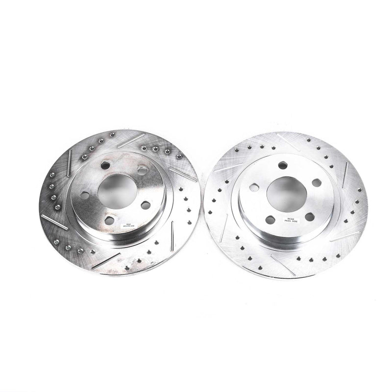 Power Stop 03-05 Buick Park Avenue Rear Evolution Drilled & Slotted Rotors - Pair PowerStop