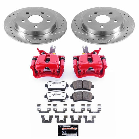 Power Stop 14-15 Chevrolet Malibu Front & Rear Z23 Evolution Sport Brake Kit w/Calipers