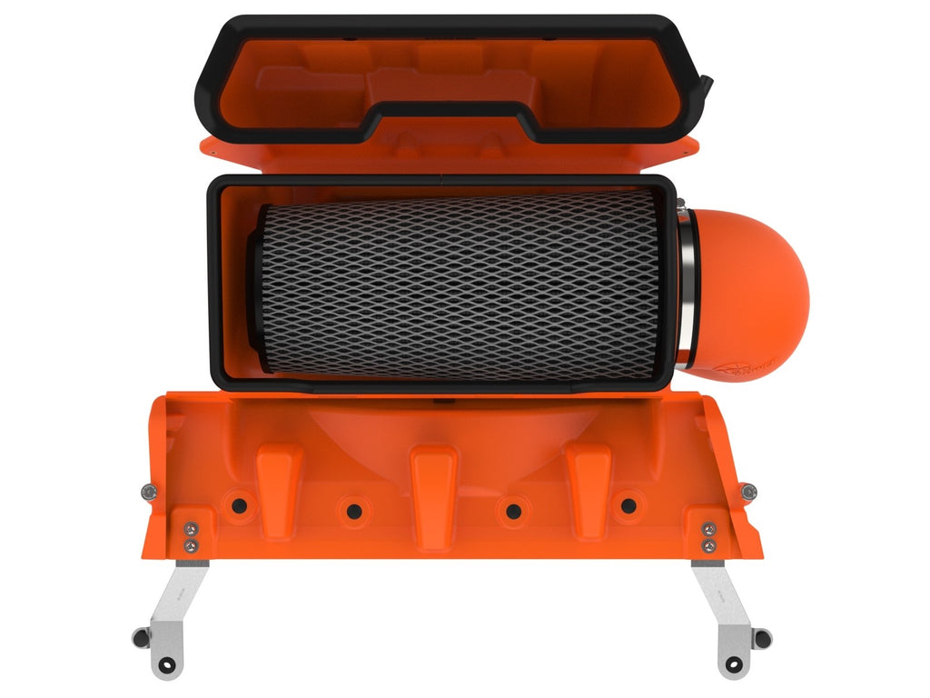 aFe 2021-2024 Ram 1500 TRX Magnum FORCE Stage-2 Orange Edition Cold Air Intake System - 54-13072KN