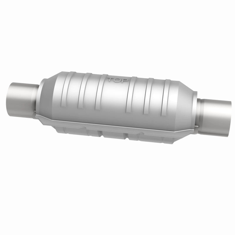 MagnaFlow Catalytic Converter 2 in Inlet 2 in Outlet 11 in Length SS Magnaflow