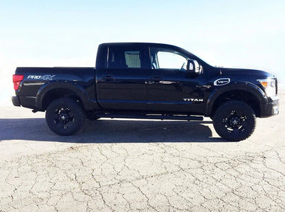 Tuff Country 4" Uni-Ball Lift Kit w/SX8000 Shocks – 2017–2023 Nissan Titan 4WD Non-XD (54055KN)