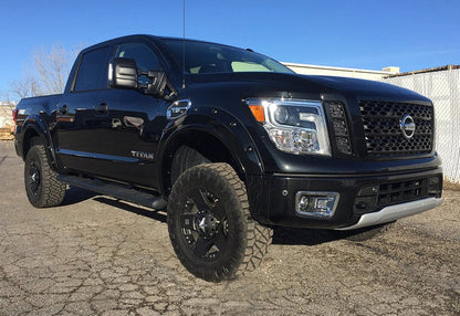 Tuff Country 4" Uni-Ball Lift Kit w/SX8000 Shocks – 2017–2023 Nissan Titan 4WD Non-XD (54055KN)