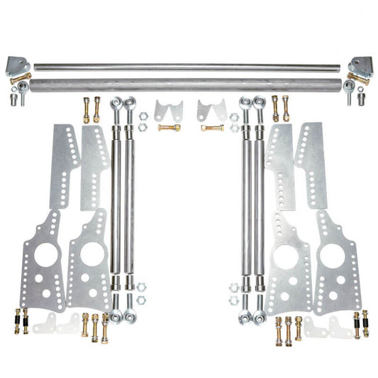 QA1 HD Pro Rear Drag 4-Link System - No Shocks/Springs
