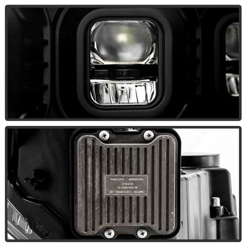 Spyder 19-22 Dodge Ram 2500/3500 (Halogen Model Only) Proj. Headlights (PRO-YD-DR19HDHALAP-SEQ-BK) SPYDER