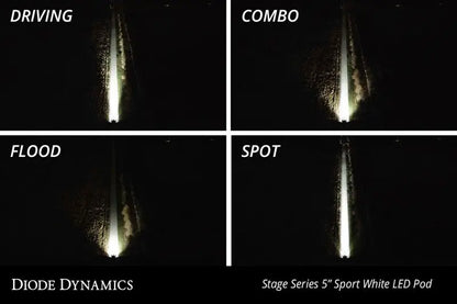 Diode Dynamics SS5 LED Pod Sport - White Combo (Pair) Diode Dynamics