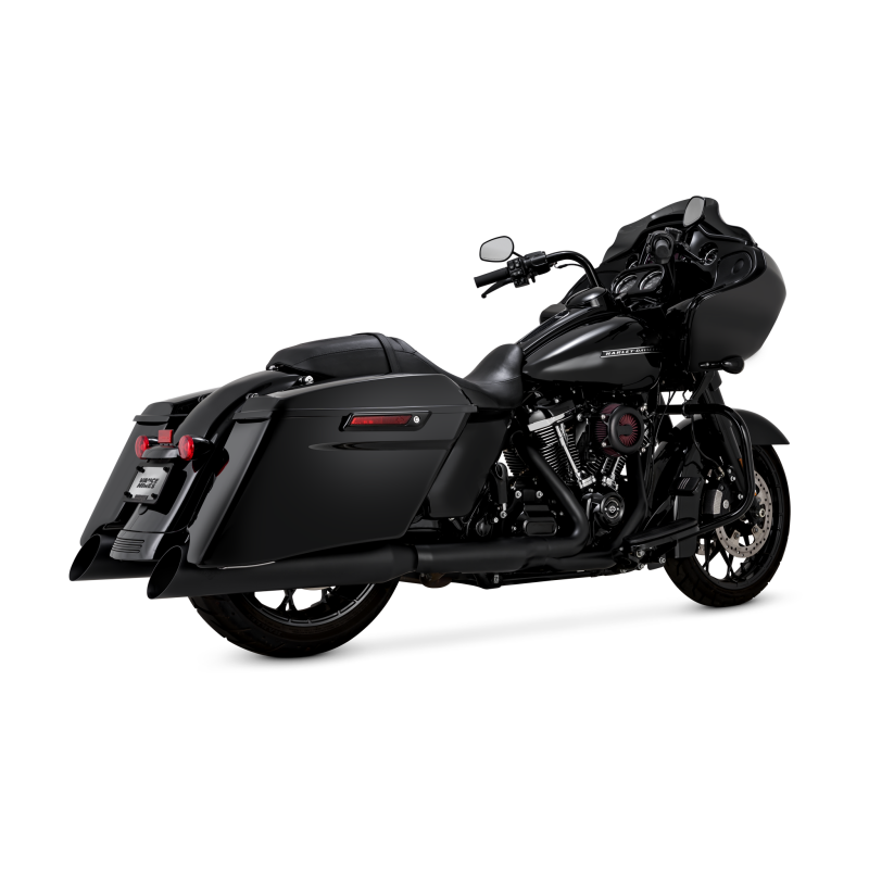 Vance & Hines HD Touring Backslash 450 Slip-on Exhaust - Wrinkle Black