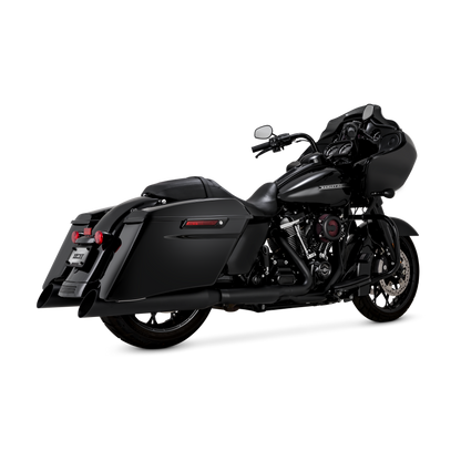 Vance & Hines HD Touring Backslash 450 Slip-on Exhaust - Wrinkle Black
