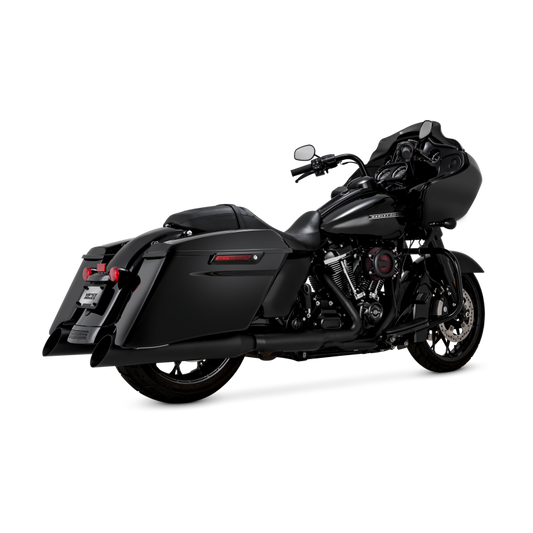 Vance & Hines HD Touring Backslash 450 Slip-on Exhaust - Wrinkle Black