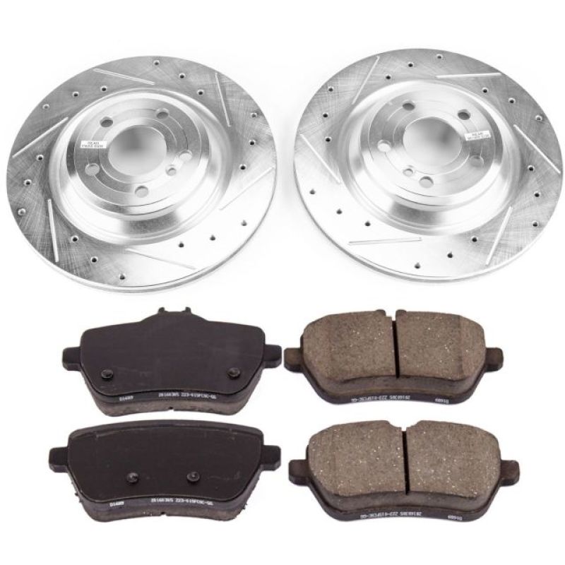 Power Stop 15-16 Mercedes-Benz SL400 Rear Z23 Evolution Sport Brake Kit PowerStop