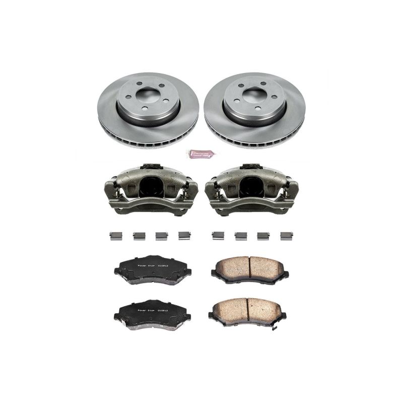 Power Stop 07-11 Dodge Nitro Front Autospecialty Brake Kit w/Calipers PowerStop