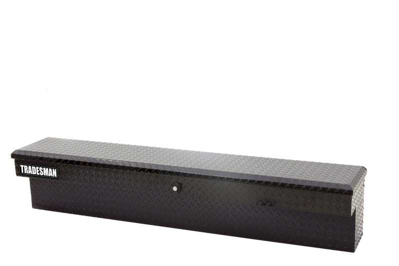 Tradesman Aluminum Side Bin Truck Tool Box w/Push Button (70in.) - Black Tradesman