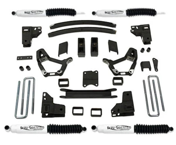 Tuff Country 4" Lift Kit w/SX6000 Shocks – 1986–1989 Toyota 4Runner (2.5" Wide Rear U-Bolts) (54800KH)