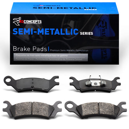R1 Rear Semi-Metallic Brake Pads 1986-1987 Mazda 626 - 2311-0361-00