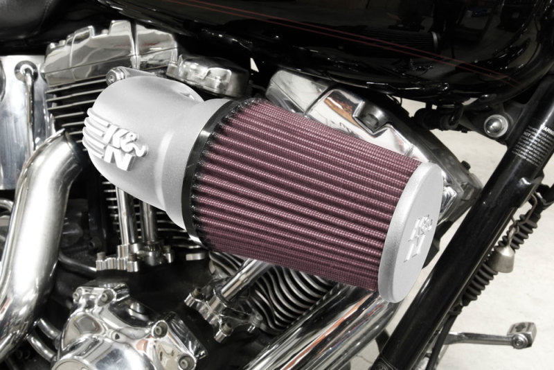 K&N 17-18 Harley Davidson Touring Models Performance Air Intake System Silver K&N Engineering