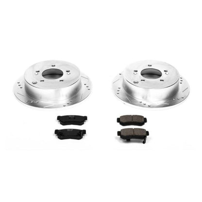 Power Stop 01-06 Hyundai Santa Fe Rear Z23 Evolution Sport Brake Kit PowerStop