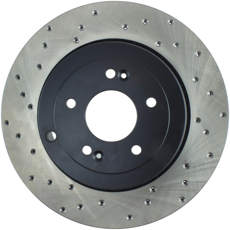 StopTech Power Slot 10-13 Hyundai Genesis Coupe Track & R-Spec Rear Right Drilled Rotor Stoptech
