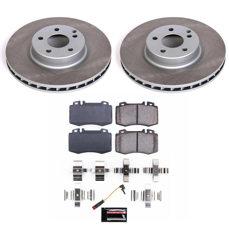 Power Stop 07-09 Mercedes-Benz E550 Front Semi-Coated Rotor Kit PowerStop