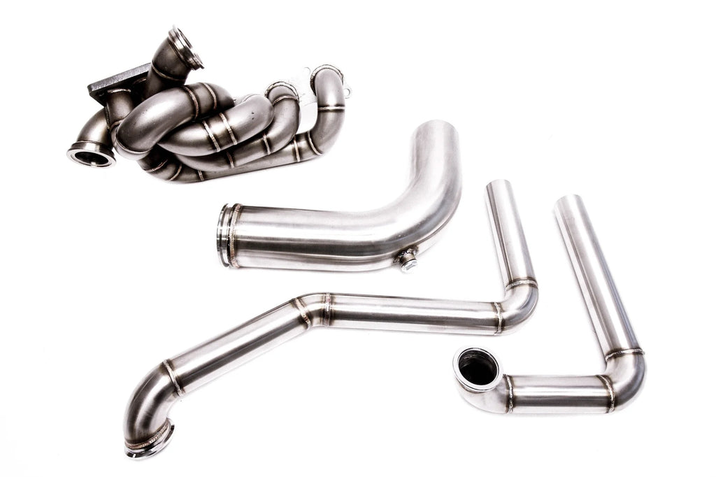 PLM K-Series Hood Exit Up-Pipe & Dump Tube for Top Mount Turbo Manifold - PLM-K20-TM-TOP-UP-PIPE