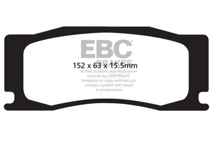 EBC BlueStuff Front Brake Pads - DP52111NDX EBC