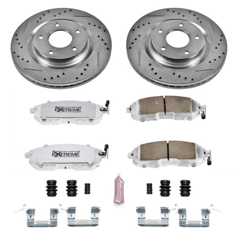 Power Stop 11-17 Nissan Juke Front Z26 Street Warrior Brake Kit PowerStop