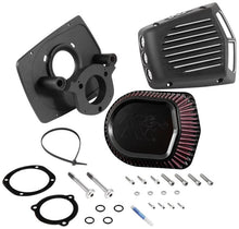 Load image into Gallery viewer, K&amp;N Street Metal Intake System for 08-16 Harley Davidson Touring Models - Shaker Black