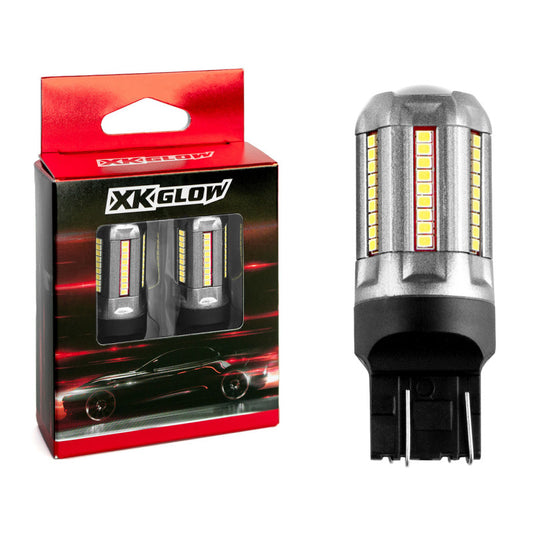 XKGlow 2pc Amber 7443 Auto Bulb - Part XK7443-A
