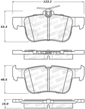 Load image into Gallery viewer, StopTech Premium Ceramic Rear Brake Pads - 308.16650