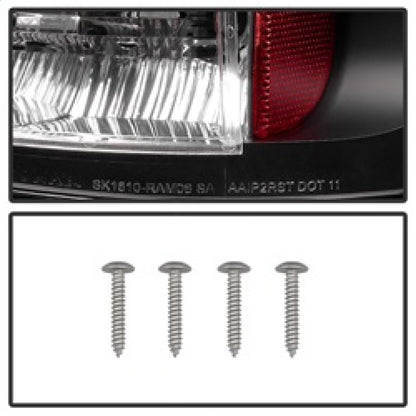 Spyder Dodge Ram 02-06 1500/Ram 2500/3500 03-06 LED Tail Light Black ALT-YD-DRAM02-LED-BK SPYDER