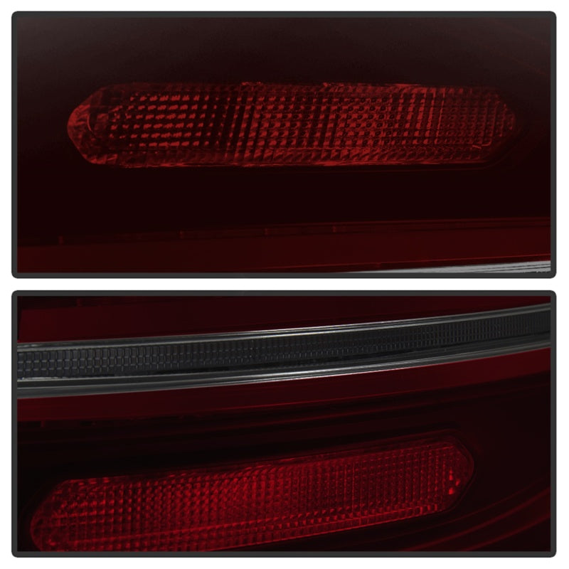 Spyder Porsche Cayenne 958 11-14 LED Tail Lights - Sequential Signal - Red Smoke SPYDER