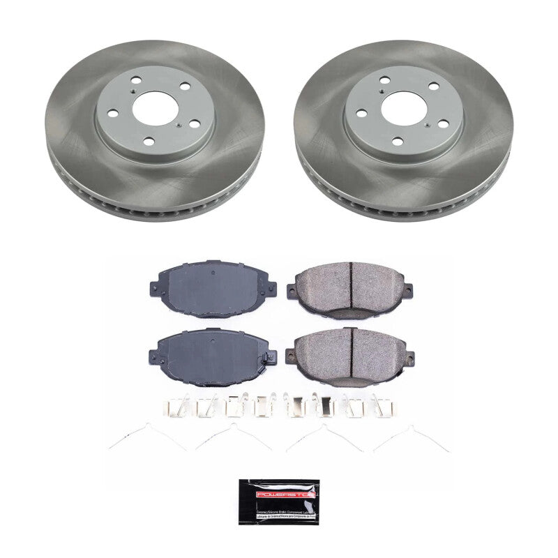 Power Stop 92-00 Lexus SC400 Front Semi-Coated Rotor Kit PowerStop