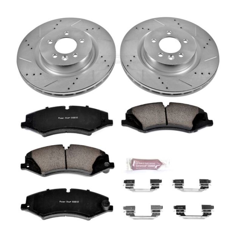 Power Stop 10-13 Land Rover Range Rover Sport Front Z23 Evolution Sport Brake Kit PowerStop