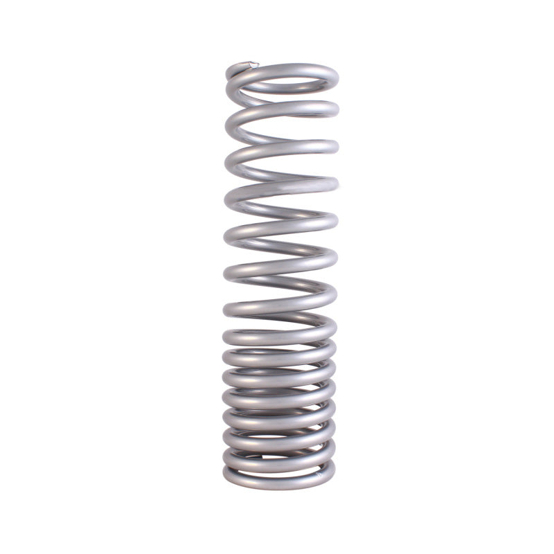 QA1 2-1/2in ID Variable Rate High Travel Spring - 12in Length x 130/250lbs/in - Silver Powder Coated