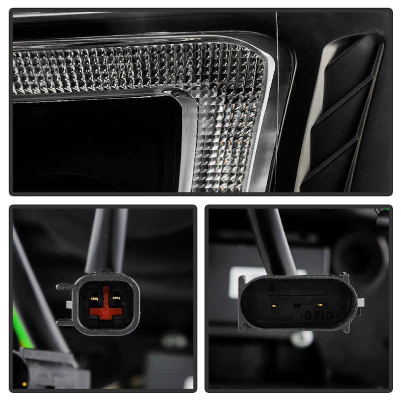 Spyder Ford F150 20-21 Quad High-Power LED Module - Black (PRO-YD-FF15021HALAP-SBSEQ-BK) SPYDER